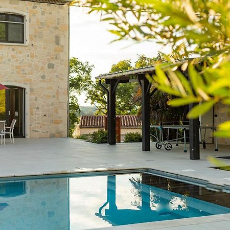 Villa Au Petit Bonheur Avec Clim - Hameau Au Calme - Piscine Chauffee - Petanque Moncrabeau Εξωτερικό φωτογραφία