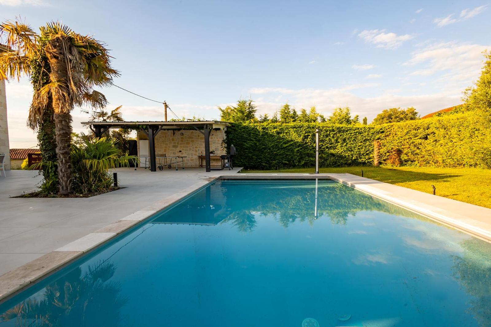 Villa Au Petit Bonheur Avec Clim - Hameau Au Calme - Piscine Chauffee - Petanque Moncrabeau Εξωτερικό φωτογραφία